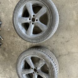 Set Of Used Wheels And Tires 
