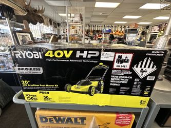 RYOBI RY40HPLM06K 40V HP LAWNMOWER KIT NEW IN BOX