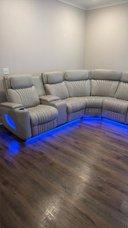 Reclining couches.