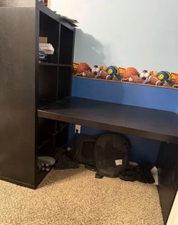 IKEA shelf and table