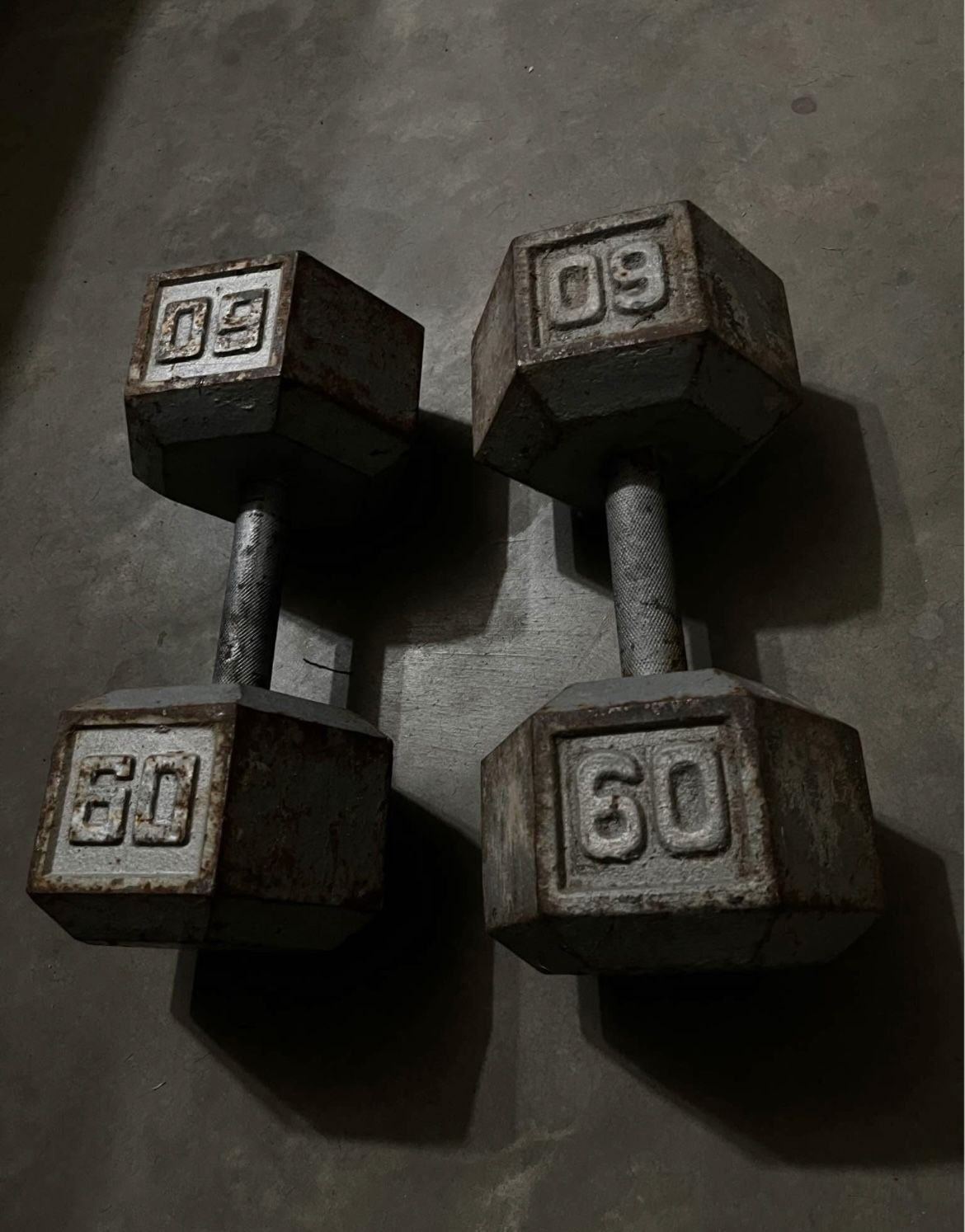 60lbs Dumbbells