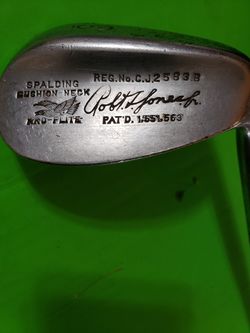 Spalding 1920's Bobby Jones Hickory Irons