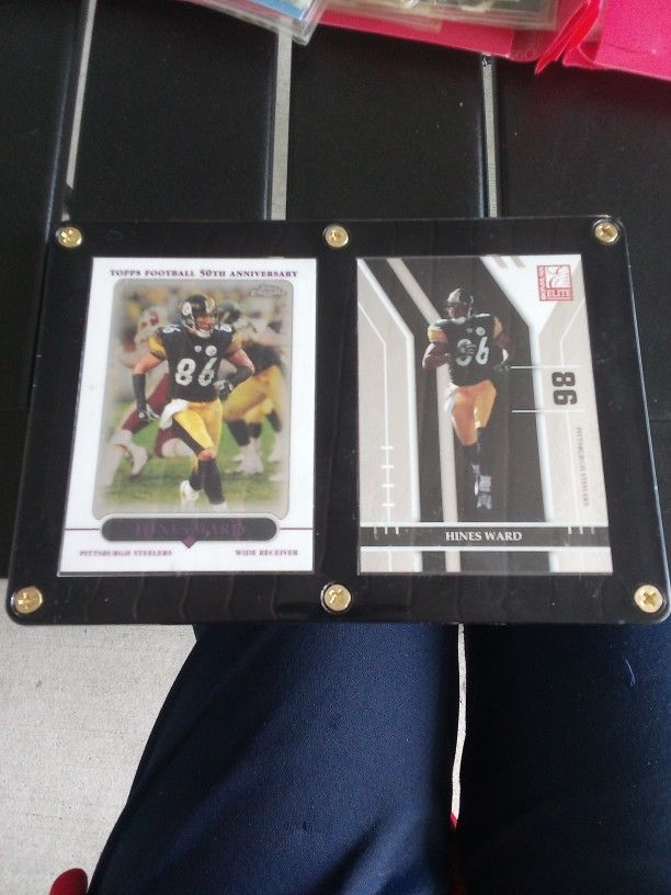 Hines Ward Topps And Donruss Elite Football Cards 