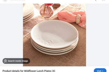 Princesss House Wildflower Plates