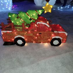 Red Christmas Truck