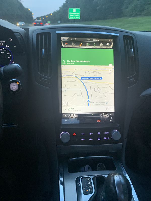 Infiniti G37 android Tesla style screen for Sale in Queens, NY - OfferUp