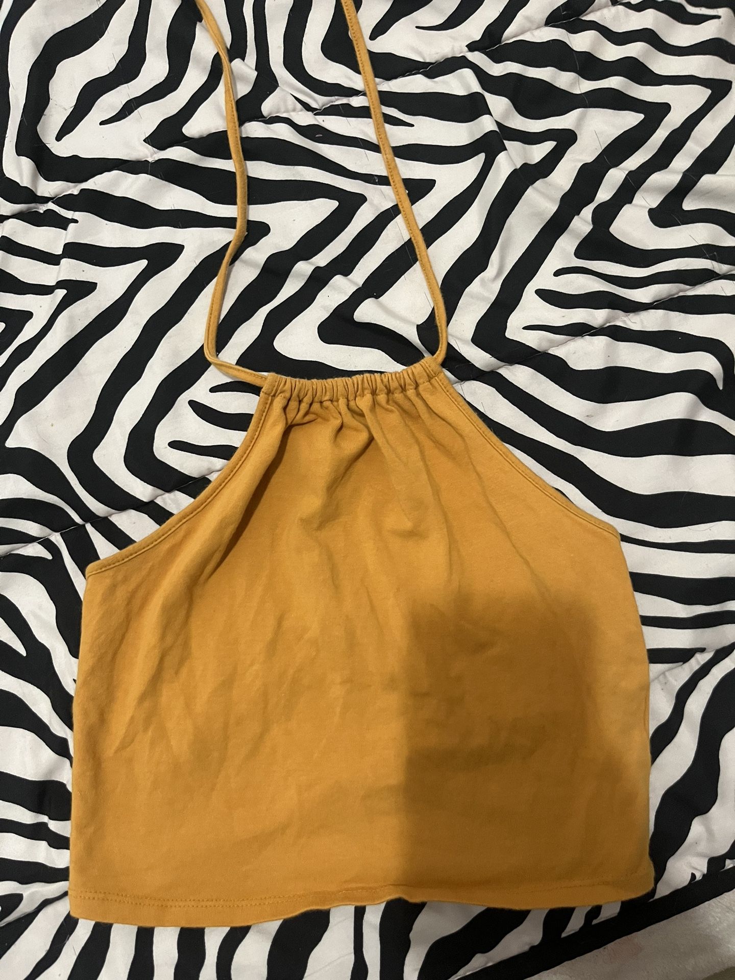 Yellow Halter Top