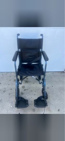Transport Wheelchair with Footrests NOVA