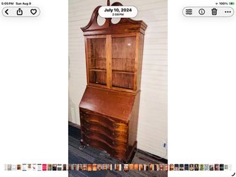 Great Aunts Antique Mahogany Secretary