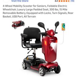 4 Wheel Mobility Scooter