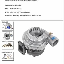 CXRACING twin turbos hot side only