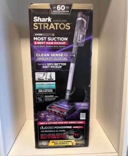 Shark Stratos Multiflex Bagless Cordless HEPA Stick Vacuum Cleaner, Clean Sense IQ, Duoclean Powerfins Hairpro, 60min Runtime