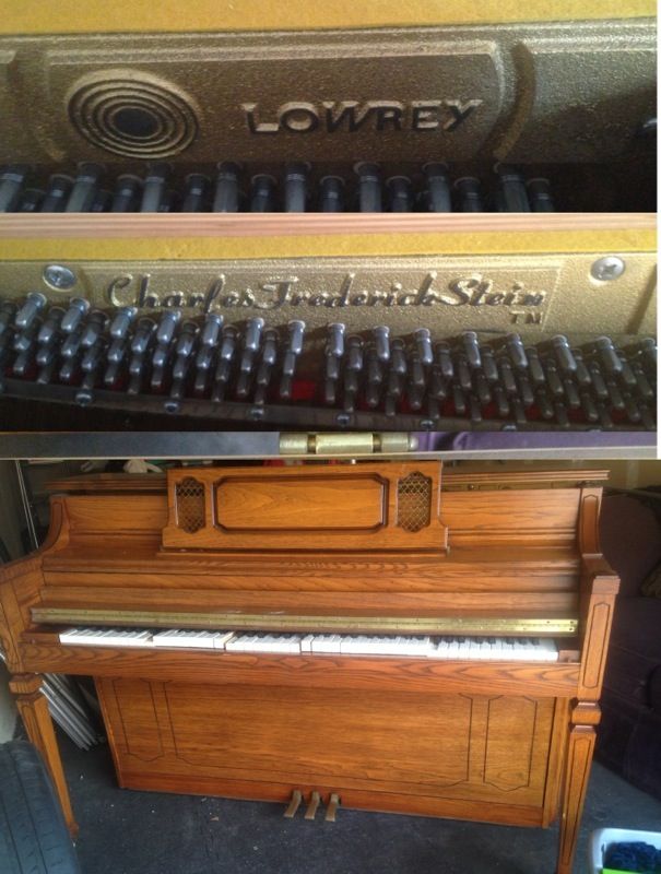 charles frederick stein lowrey upright piano