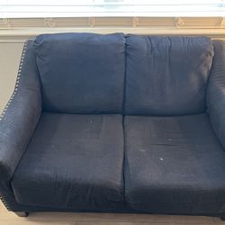 Blue couch