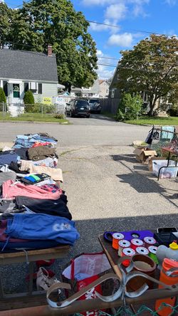 Yard sale address in description