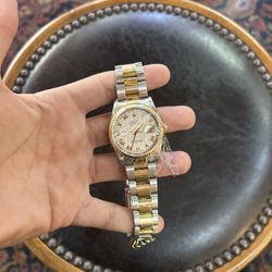 Rolex DateJust two tone 