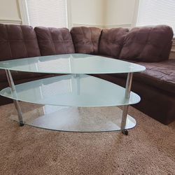 3 Tier Glass Table