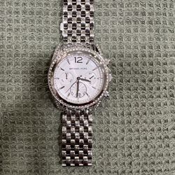 Michael Kors Pressley MK5834 Silver Dial Stainless Steel Women's Wristwatch