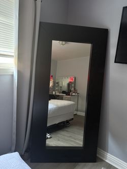 Black Tall Mirror