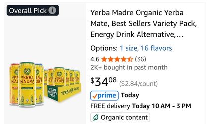 Yerba Mata Energy Drinks