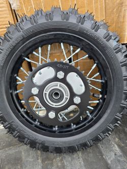 Rear wheel and tire honda crf 50 dirt bike lpg wheel