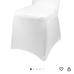 Spandex - 48 Chair White Covers 