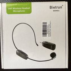 Wireless Headset Microphone Bietrun