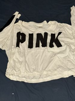 PINK Victoria Secret Pullover Monochrome Shirt