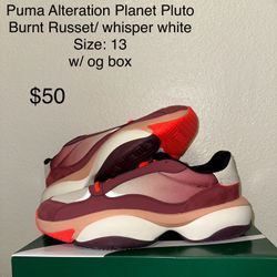 Puma Alteration Planet Pluto Burnt Russet/ Whisper White 