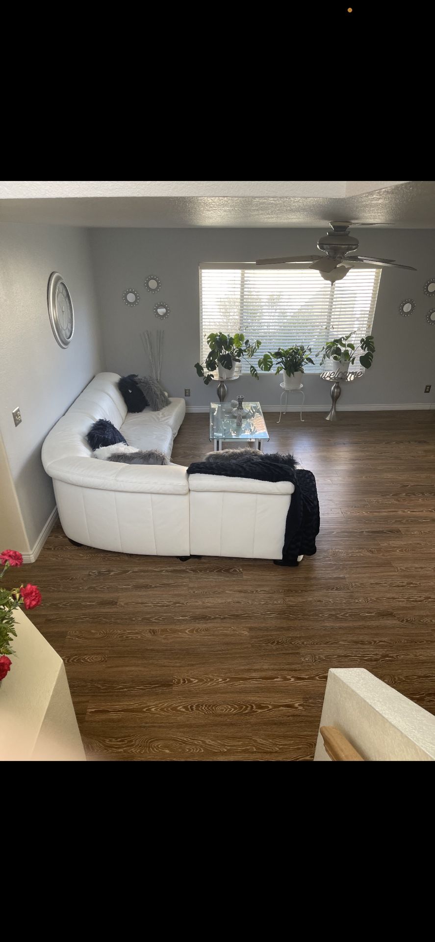 White Sectional Couch