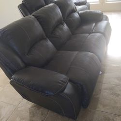 Power Couch And Loveseat (ALL LEATHER)