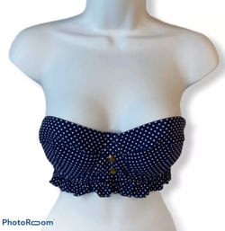 NWT Xhilaration Target Bikini Top M Nautical