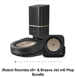 iRobot Roomba s9+ & Braava Jet m6 Mop Bundle