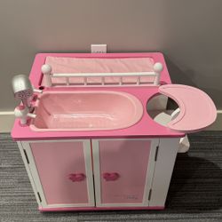 Girls Play Washing /changing Table  