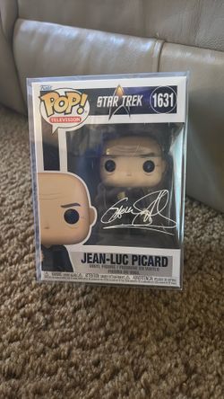 Autographed Funko POP! Star Trek: Jean-Luc Picard | Signed by Gavin Smith