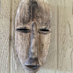 Cool Collectible Tribal Mask - Hand Wooden Carved - Good Condition 