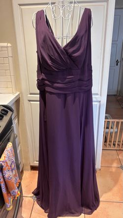 Celebrate DB purple long dress size 18