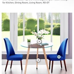 Round Glass Dinning Table