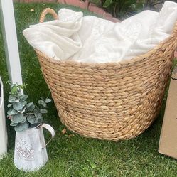 Seagrass Handmade Woven Storage Basket 
