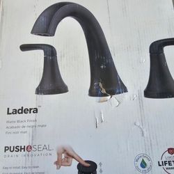 Pfister Ladera 8 in. Widespread 2-Handle Bathroom Faucet in Matte Black. Retails $155 with TaxesOthers Avail. Look At My Profile!