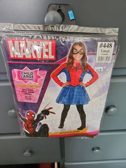 Spider girl child large 12-14