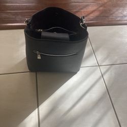 Black Leather Handbag
