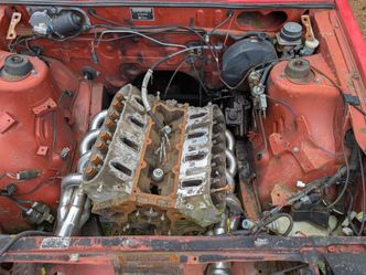 SBC 5.3L bare block, heads and SS headers