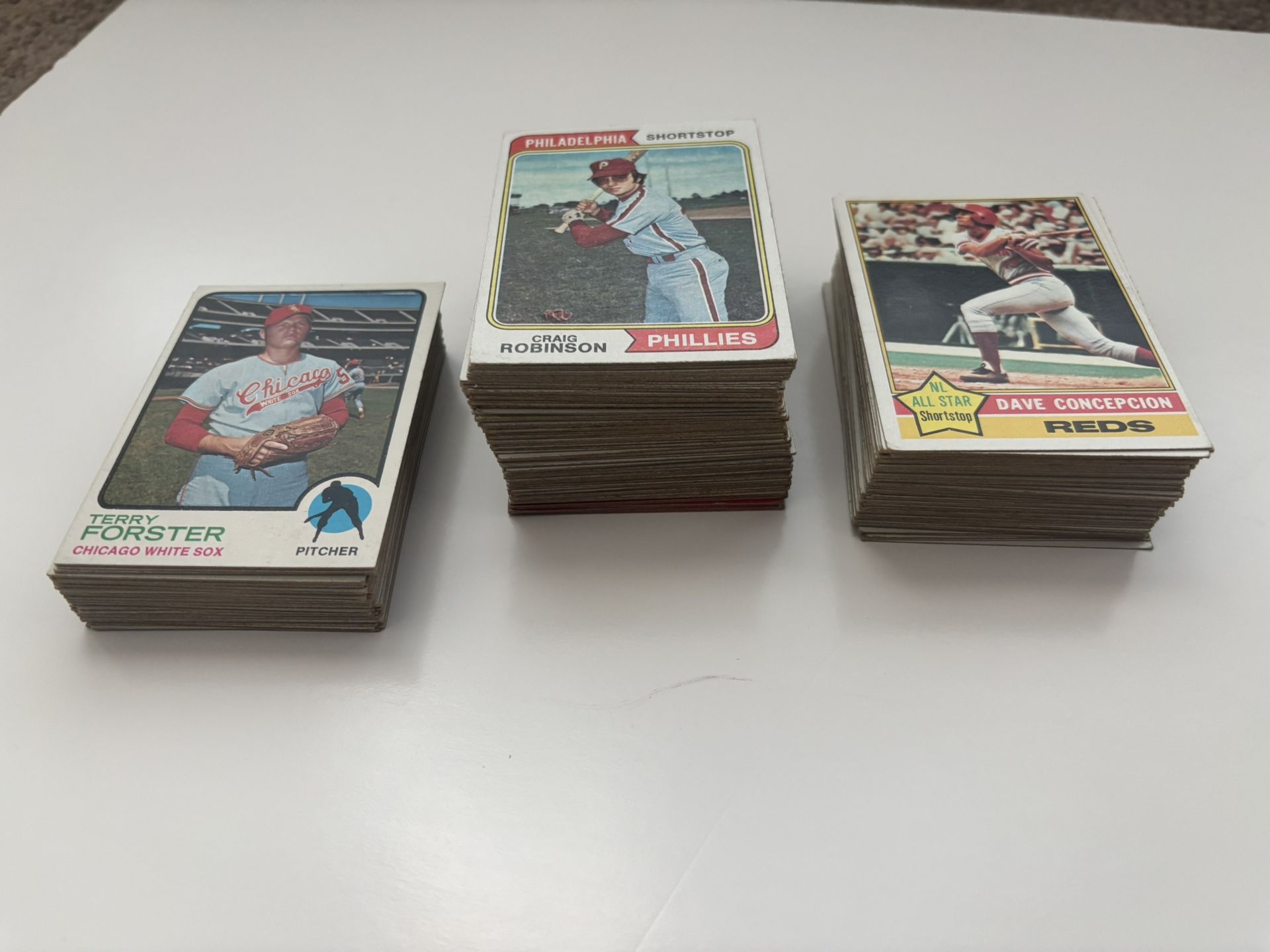 1973,74, & 76 Topps Baseball Cards 220 Different