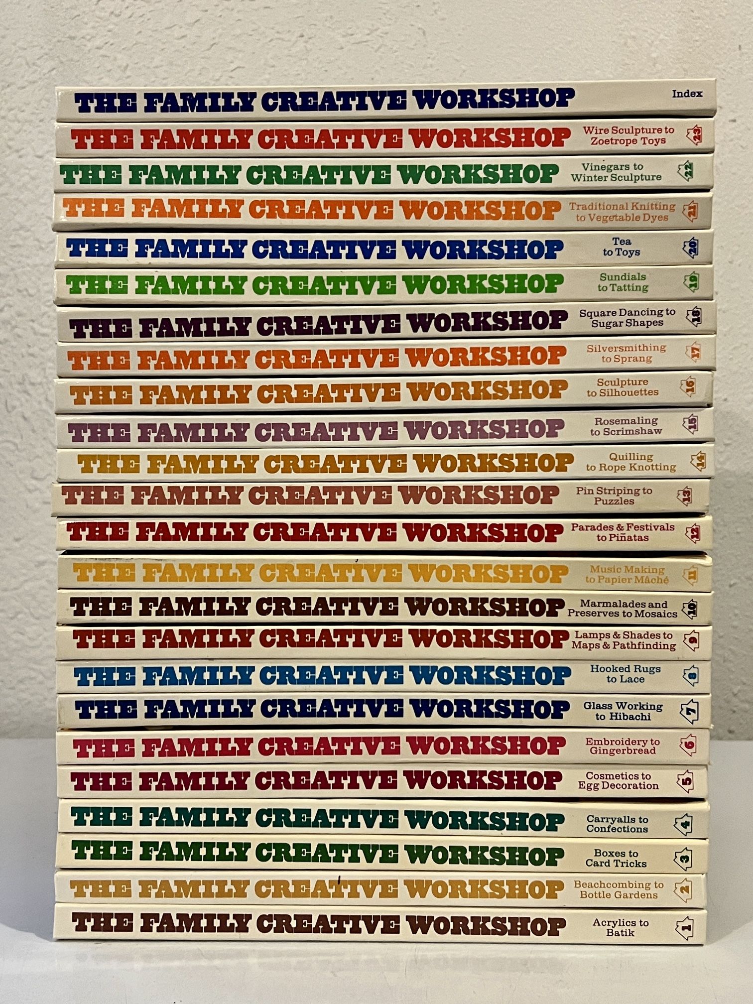 Vintage Books Complete Set The Family Creative Workshop