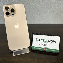 Iphone 16 Pro Max At&T 256 Gb Desert Titanium Used