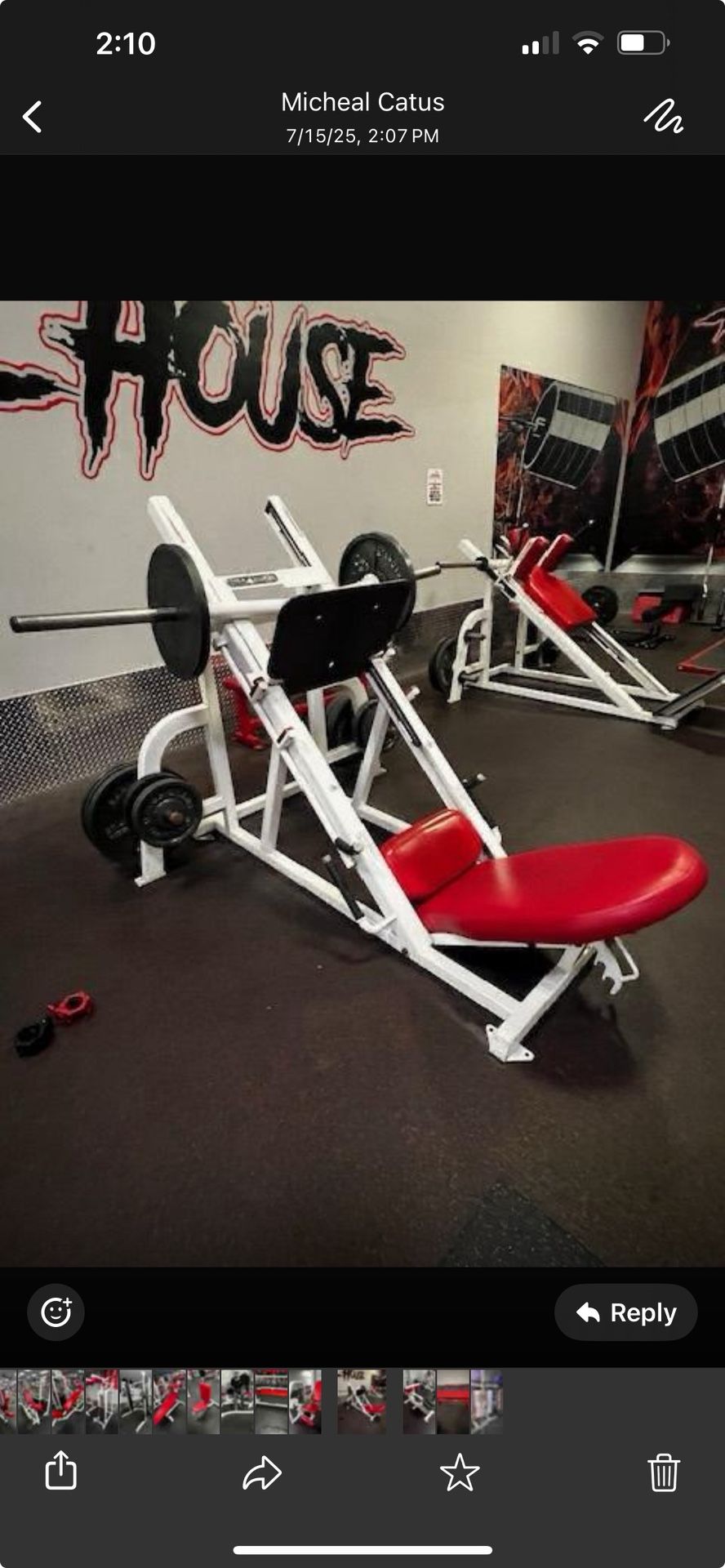 Commercial Gym Part Out
