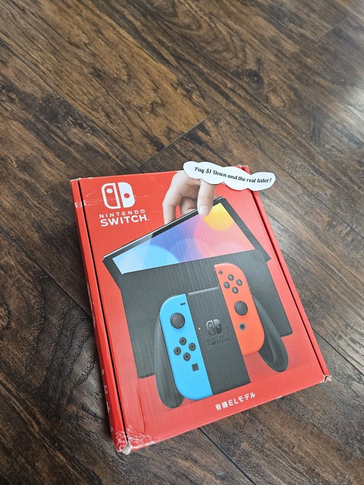 Nintendo Switch OLED New - Payments Available - Pay $1 Down To take It home