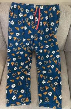 Disney Mickey Mouse Adult Pajama Pants size Large just $5