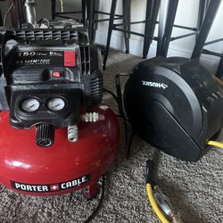 Porter Cable portable electric pancake air compressor